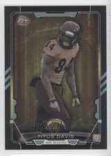2015 Bowman Rookies Black Rainbow Foil Titus Davis #98 h3a
