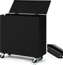 Extra Large Cable Management Box with Wheels - Cord Hider for Home Office