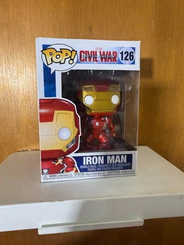 Funko Pop! Captain America Civil War Iron Man #126 Vinyl Figure