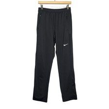 Nike Dri-FIT Running Pants Mens Medium Black Track Ankle Zip Drawstring