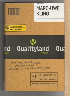 Marc-Uwe Kling QUALITYLAND First edition Fine SF German Satire AI Hardcover DJ