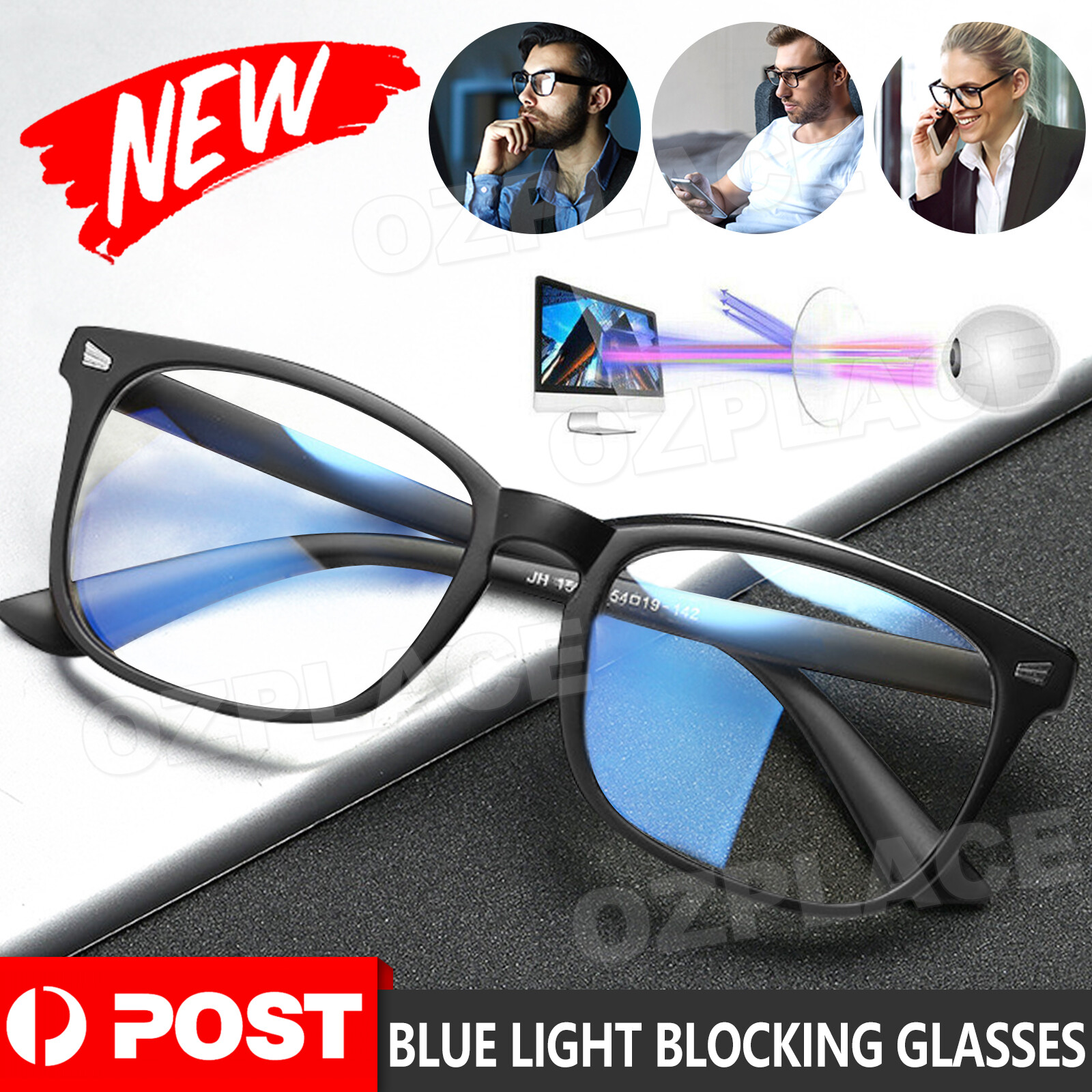 Spectacles For Computer Blue light Blocking Computer Gaming Glasses Spectacles Anti Eyestrain ...