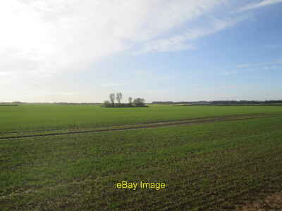 Foto 12x8 Teich und Bäume mitten im Ackerfeld Großes Hutfeld ab 2020