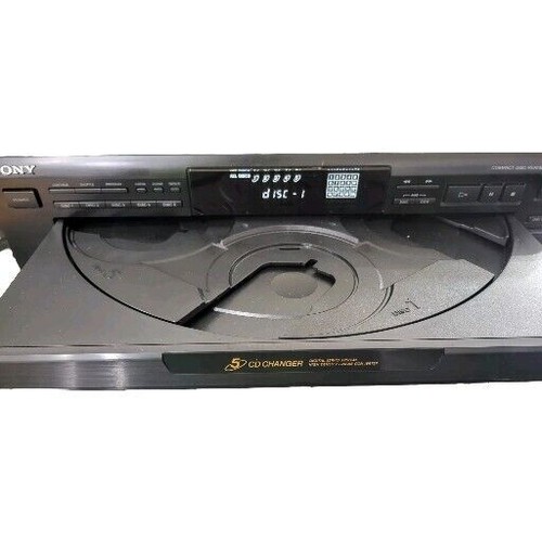 Sony CDP-C350Z 5-Disc CD Changer Carousel Player Deck No Remote - Used 06- - Picture 3 of 8
