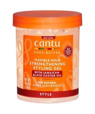 Cantu Shea Butter Maximum Hold Strengthening Styling Gel 18.5 Ounce