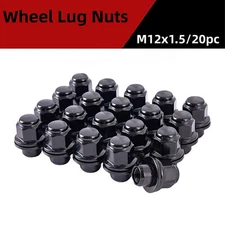 20PC Black OEM Factory Style 12X1.5 Lug Nuts for Lexus ES250 ES300 ES330 ES350