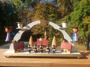 Erzgebirge Folkart Christmas Candle Arch
