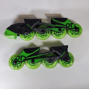Roller Derby Kids Inline-Quad Combo Skates Green Wire Black Replacements ONLY