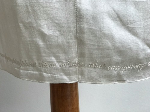 Undercover Undercoverism SS 09 Silk Dress w Patti Smith Poem on Hem Sample New - Picture 11 of 12