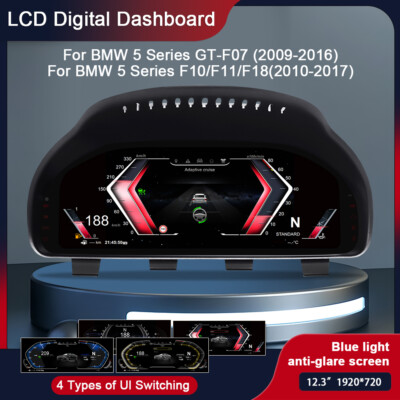 12.3'' Blu-ray Screen LCD Digital Tacho Kombiinstrument für BMW 5er F10 F11