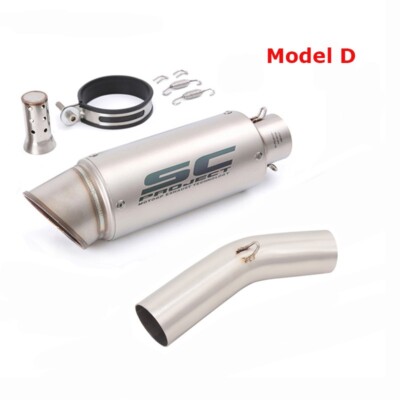 Ninja ZX6R 2009-2024 for Kawasaki Exhaust Tips Black Link