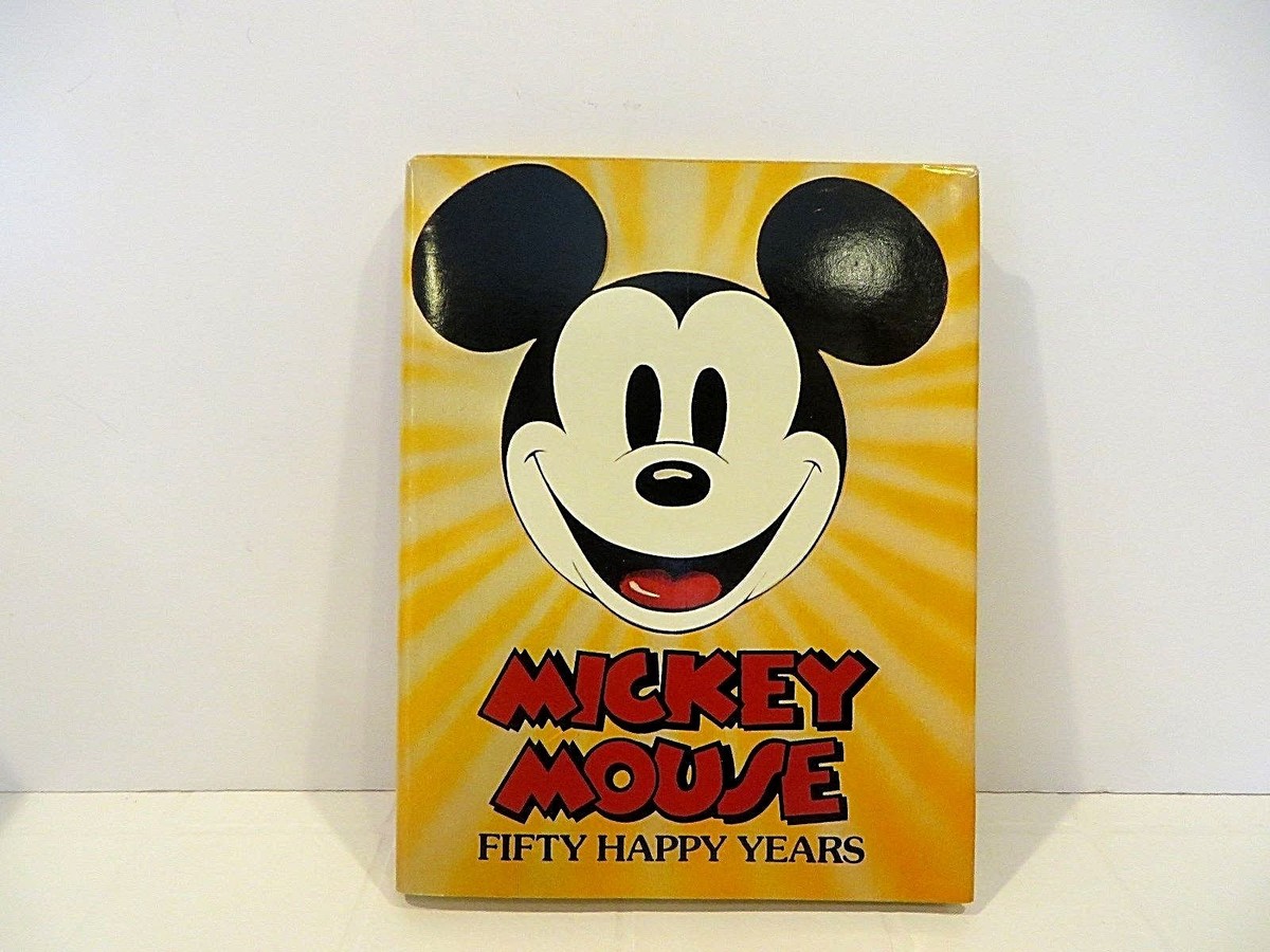 DISNEY MICKEY MOUSE FIFTY HAPPY YEARS BOOK | eBay