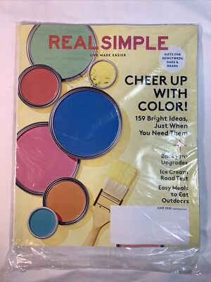 Real Simple June 2020 Life Made Easier! Magazine Easy Meals Ice Cream Gift Ideas