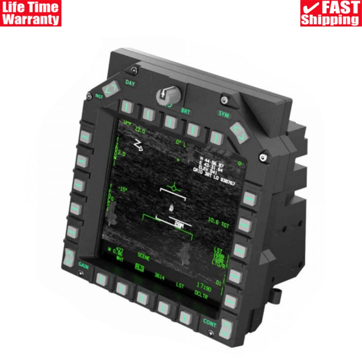 DCS BMS Flight Sim Multi-function Displays WINWING MFD Unit Triple