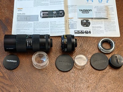 Tamron 70-210Tele Macro Zoom Adaptall 2, Plus 2x teleconverter, Nikon AI adapter