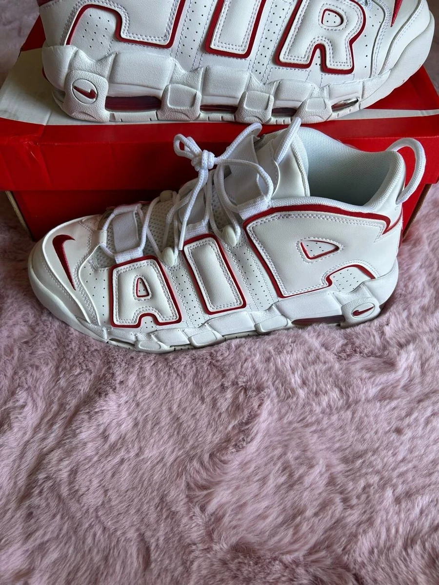 Nike Air More Uptempo 2018 White Varsity Red | eBay