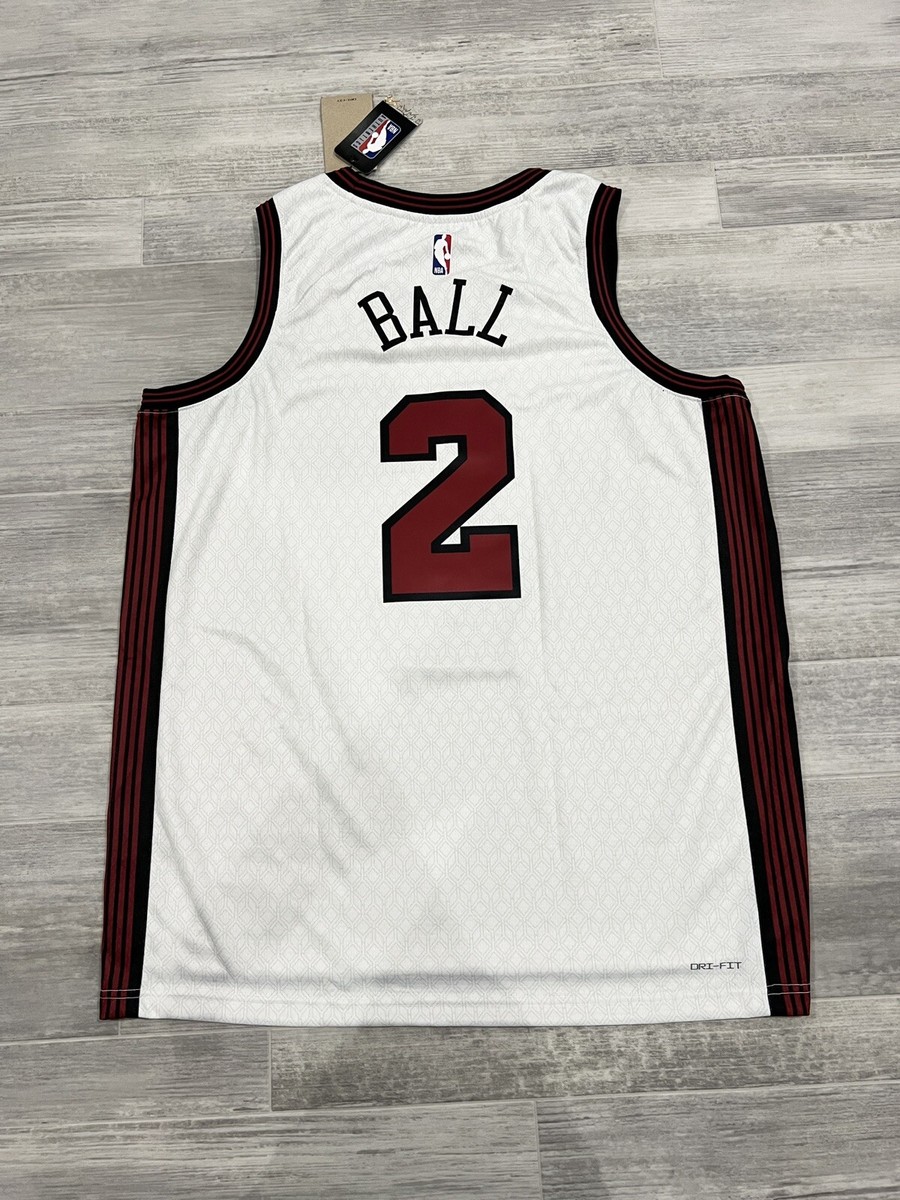 NWT Nike Men's 2022-23 City Edition Chicago Bulls Lonzo Ball NWT Nike Men's 2022-23 City Edition Chicago Bulls Lonzo Ball