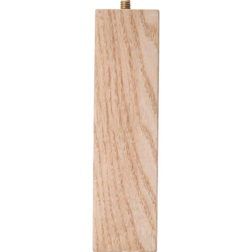 Airy Abode Premium Ash Wood Furniture Legs With Gold Caps – Full Install Kit, Choose Size (4-16") And Color, Mid-Century Modern Style
