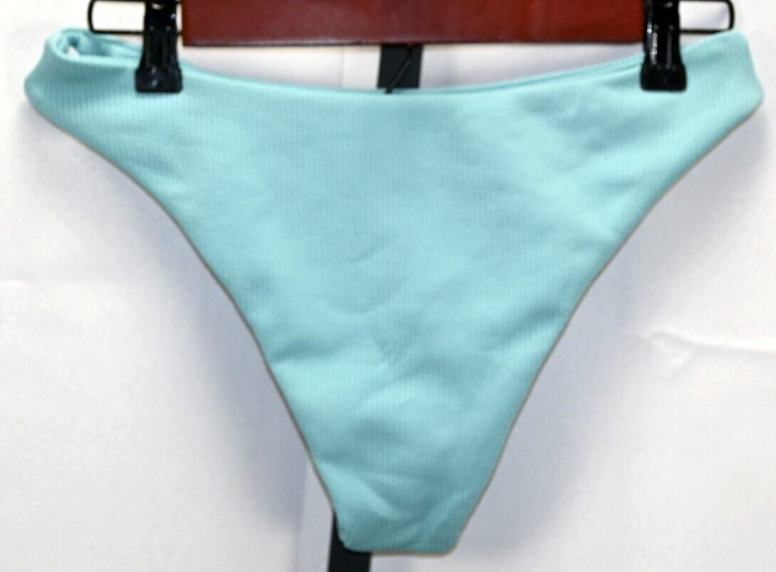 Blue Bikini Bottom Size Medium Polyester & Spandex - image 2