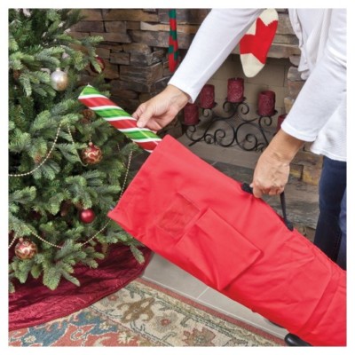 Simple Living Solutions Quick Draw Gift Wrap Storage Bag Red One Size C19 New