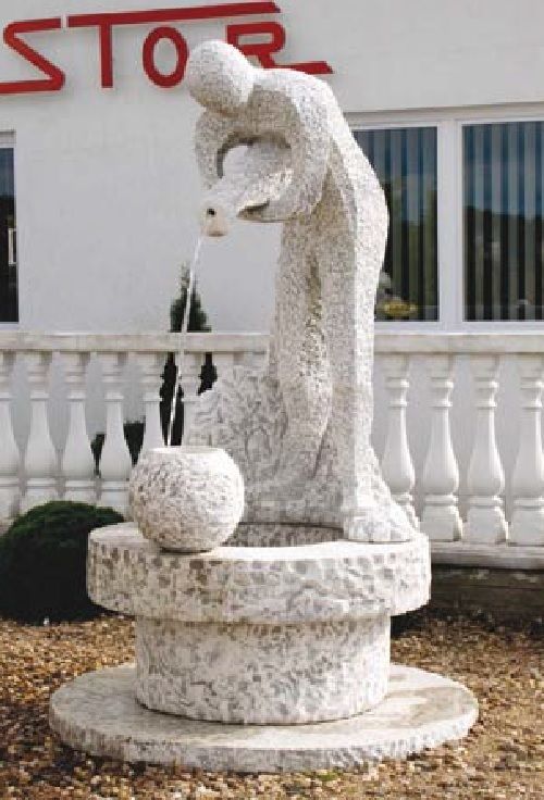 Fontäne Amphorenträger (S207001) Wasserspiel Springbrunnen Skulptur Statue 237cm
