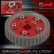 For CRX Del Sol Civic Adjustable Timing Motor Cam Gear Shaft Wheel Sprocket Red