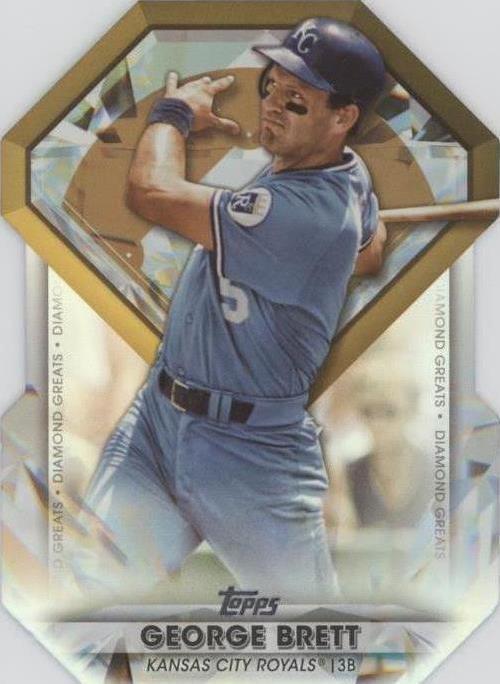 2022 Topps Series 2 - Diamond Greats Die-Cuts George Brett #DGDC-35 for ...