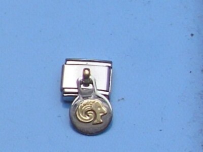 Original Nomination Gold Modul + DANGLE STERNZEICHEN WIDDER + sehr guter Zustand