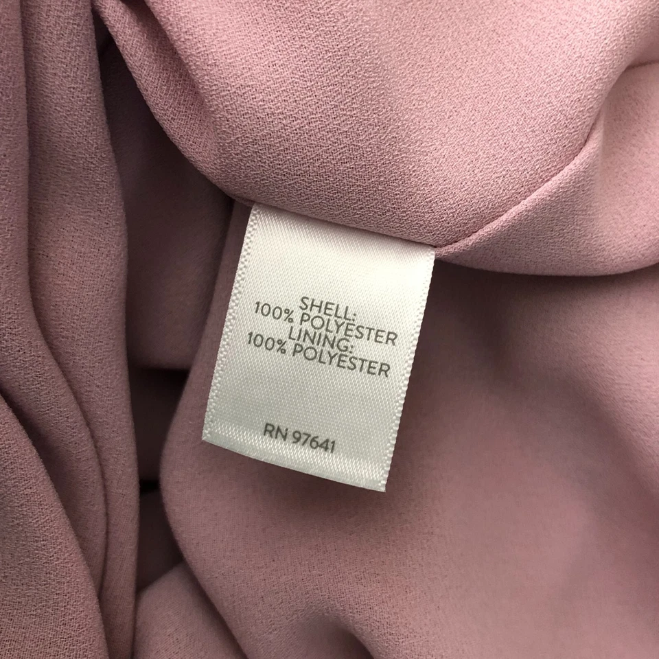 Christian Siriano for J. Jill Wrap Dress Sleeveless Floral Purple Yellow M Petit - Image 4 of 4