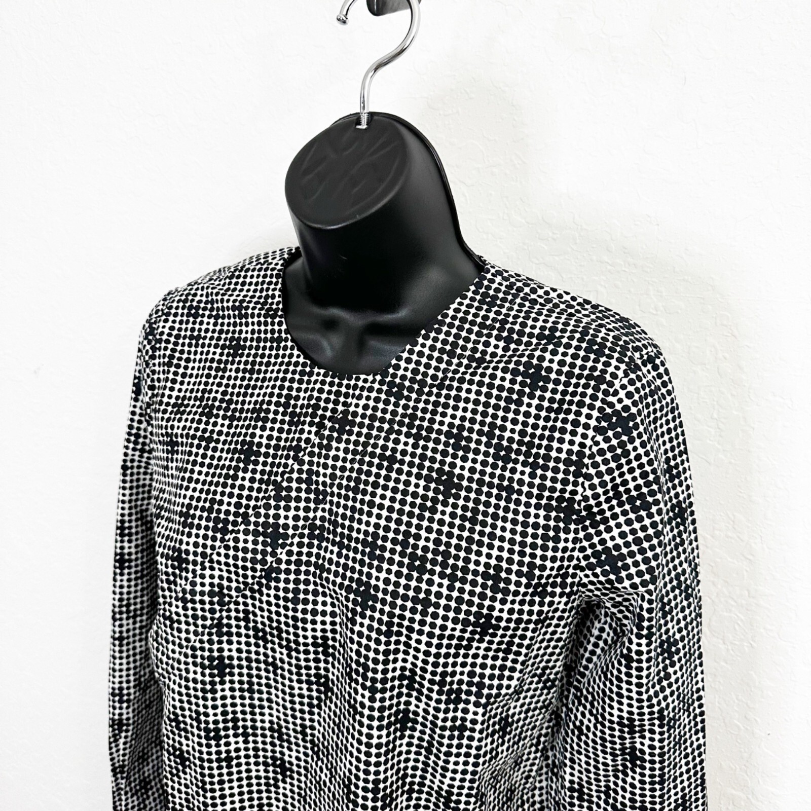 Kate Spade Saturday Let Loose Geometric Print Dress Tunic Black White Small thumbnail 6