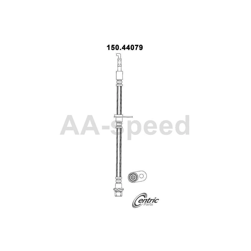 Línea de freno de manguera hidráulica de freno delantero trasero para Pontiac Vibe 2008 2007 2006 2005 Foto 4 de 4