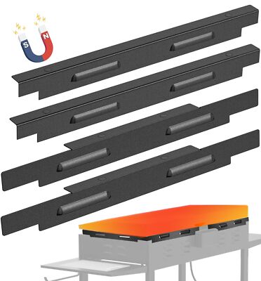 Protectores magnéticos contra el viento de 36 pulgadas para plancha Blackstone