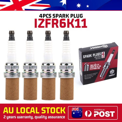 4-Pack NGK Iridium Spark Plugs IZFR6K11 – For Honda Accord, Civic, Acura MDX, RSX, RL, TL, 5-Yr Warranty