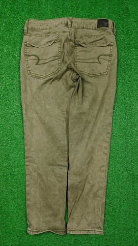 Low Rise Olive Green Sateen Jeans | eBay
