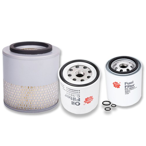 Oil Air Fuel Filter service kit for Holden Rodeo TF 2.8L Turbo Diesel 4JB1T 1990 - Picture 2 of 3