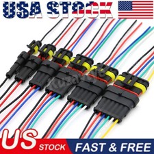 25 Sets Male and Female Waterproof Automotive Electrical Wire Connector Plug Kit