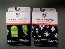 Clothing - Pair Of Thieves 2-Pack L Boxer Briefs Green/BW (Pics) - New Sealed