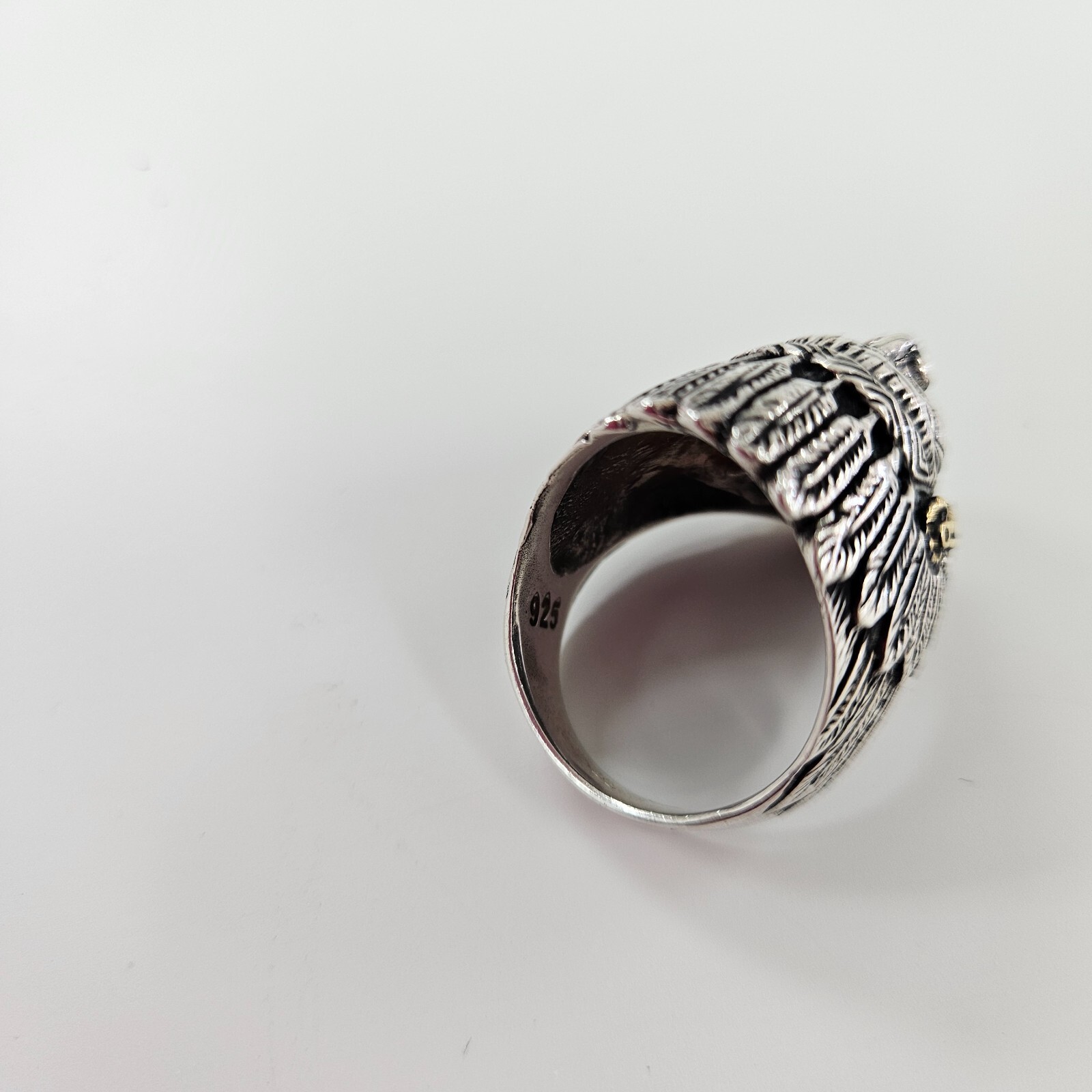 solid 925 sterling silver native AMERICAN heavy m… - image 3