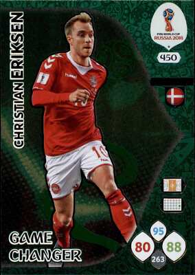 Panini WM Russia 2018 -  Nr. 450 - Christian Eriksen - Game Changer