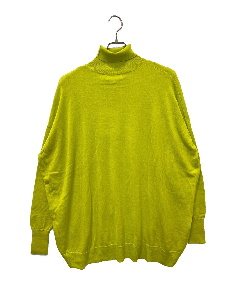 ENFOLD High neck pullover Light Green Body: 100% wool; Cuff ENFOLD High neck pullover Light Green Body: 100% wool; Cuff