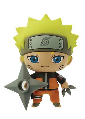 Naruto NEW * Naruto 3D PVC Foam Magnet * Monogram Anime Chibi Collectible