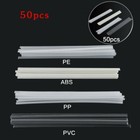 50Pcs Plastic Welding Tool PVC ABS PP PE Plastic Welding Rod Welding Material