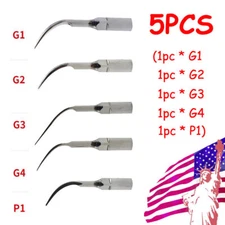 5Pcs Dental Ultrasonic Air Scaler Tips G1-G4 P1 Fit Woodpecker EMS Handpiece st
