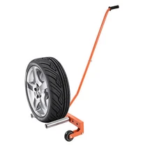 Truck Tire Wheel Trolley 440 LBS Load Capacity & Adjustable Wheels, Wheelbarrow-
