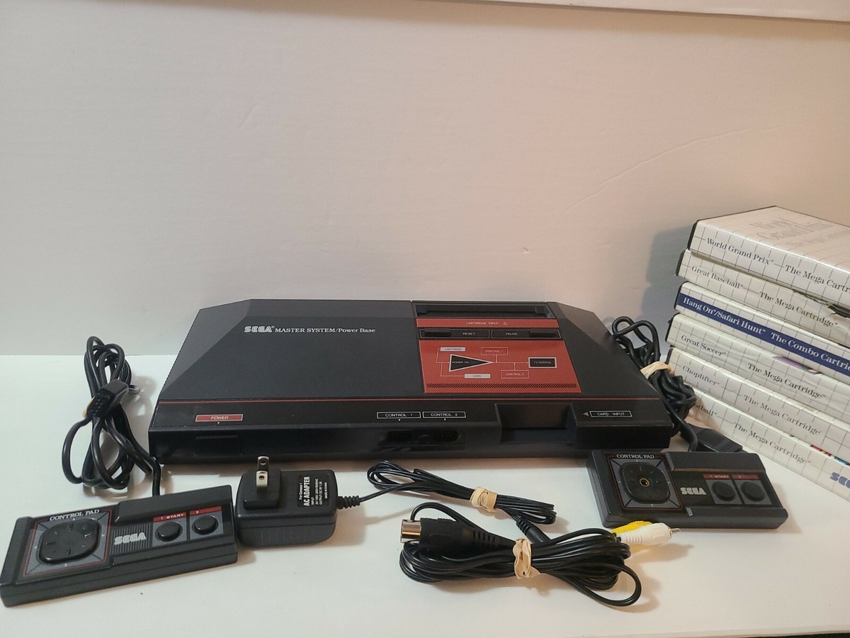 SEGA Master System 本体 + コントローラー2個 + ボックス Sega Master System Overview - Consolevariations