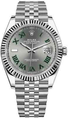 Rolex Datejust 41mm Wimbledon Dial with Jubilee Bracelet Ref# 126334 2025