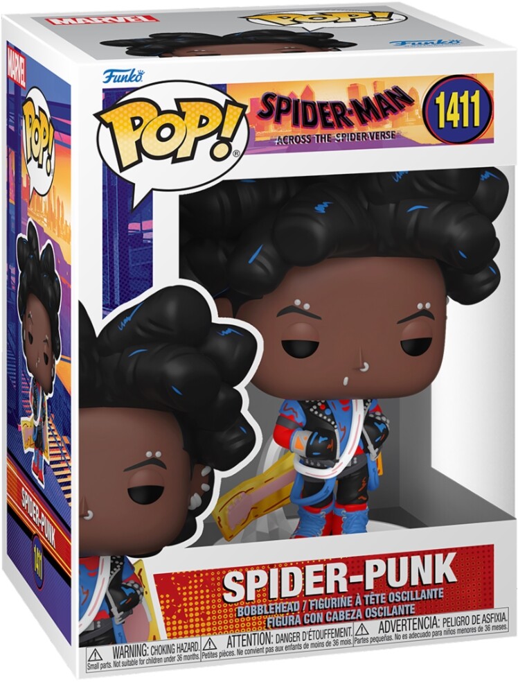Marvel: Funko Pop! - Spider-Man The Spiderverse - Spider-Punk (Vinyl Figure 1411