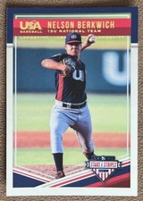 2018 Panini Stars & Stripes Longevity Nelson Berkwich Rookie #63 USA Baseball