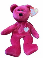 Ty Beanie Babies Valentina Bear Retired Vintage Collectors Item Error tag