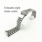 18/20/22mm Universal Stainless Steel Replacement Watch Band With Band Adjuster